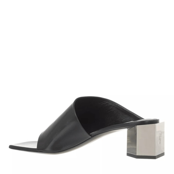 Off-White NWT Hexnut Nappa Open Mule in Black Size EU 39/US 9 - Picture 1 of 13